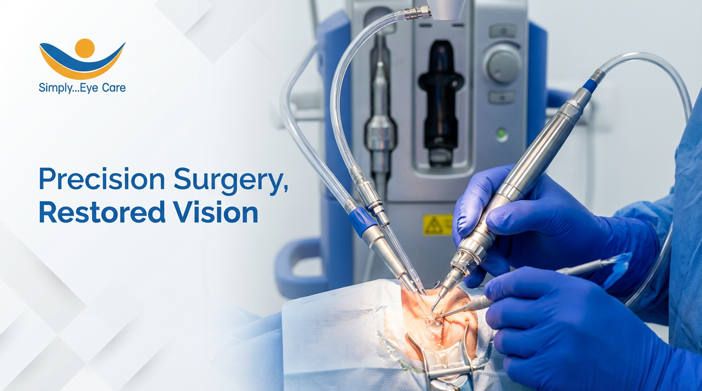 Senior patient receiving a comprehensive cataract evaluation at an eye hospital in Bangalore