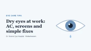 Dry eyes at work guide cover